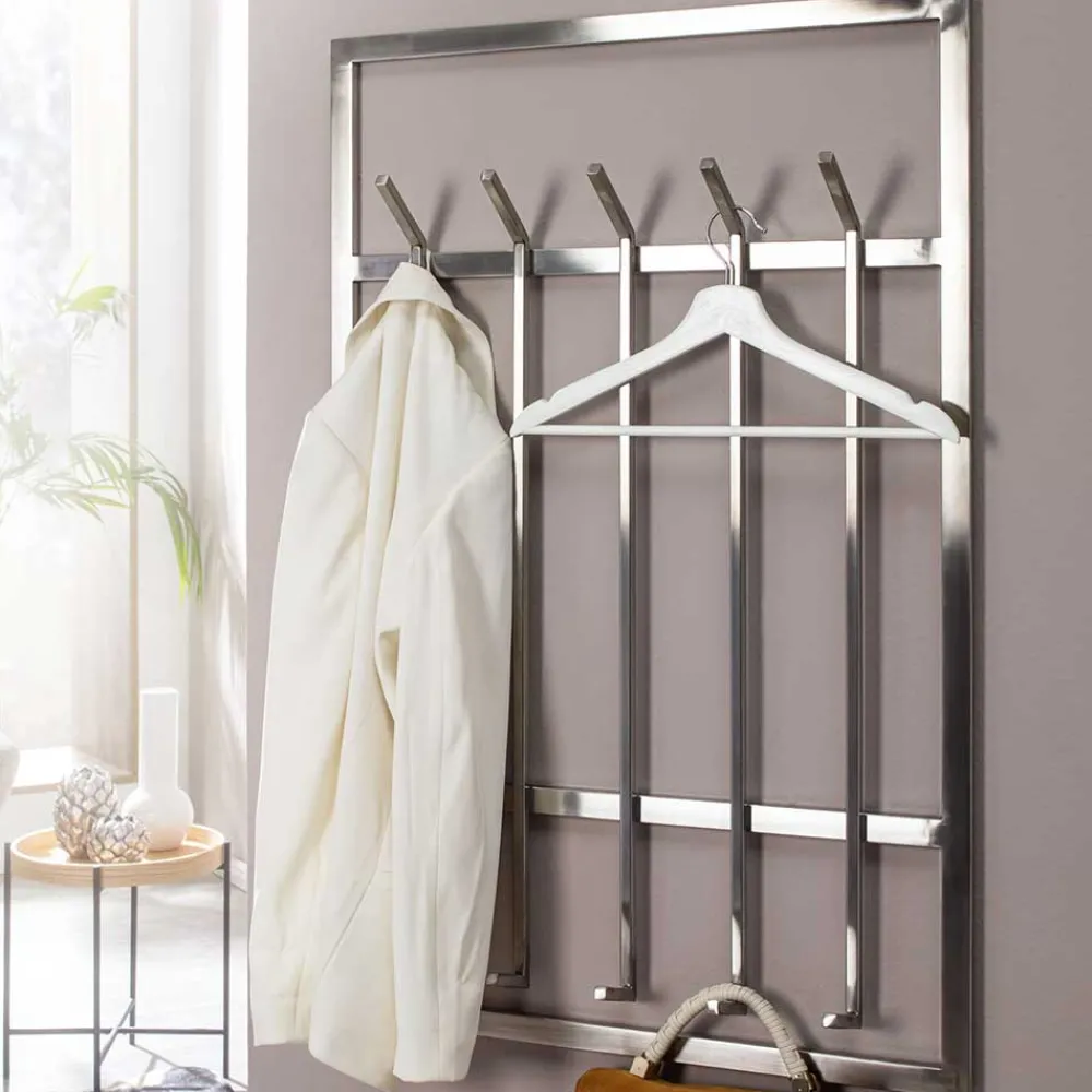 Wohnen Garderoben<60x100x8 Hängende Garderobe aus Metall - modern - Marano