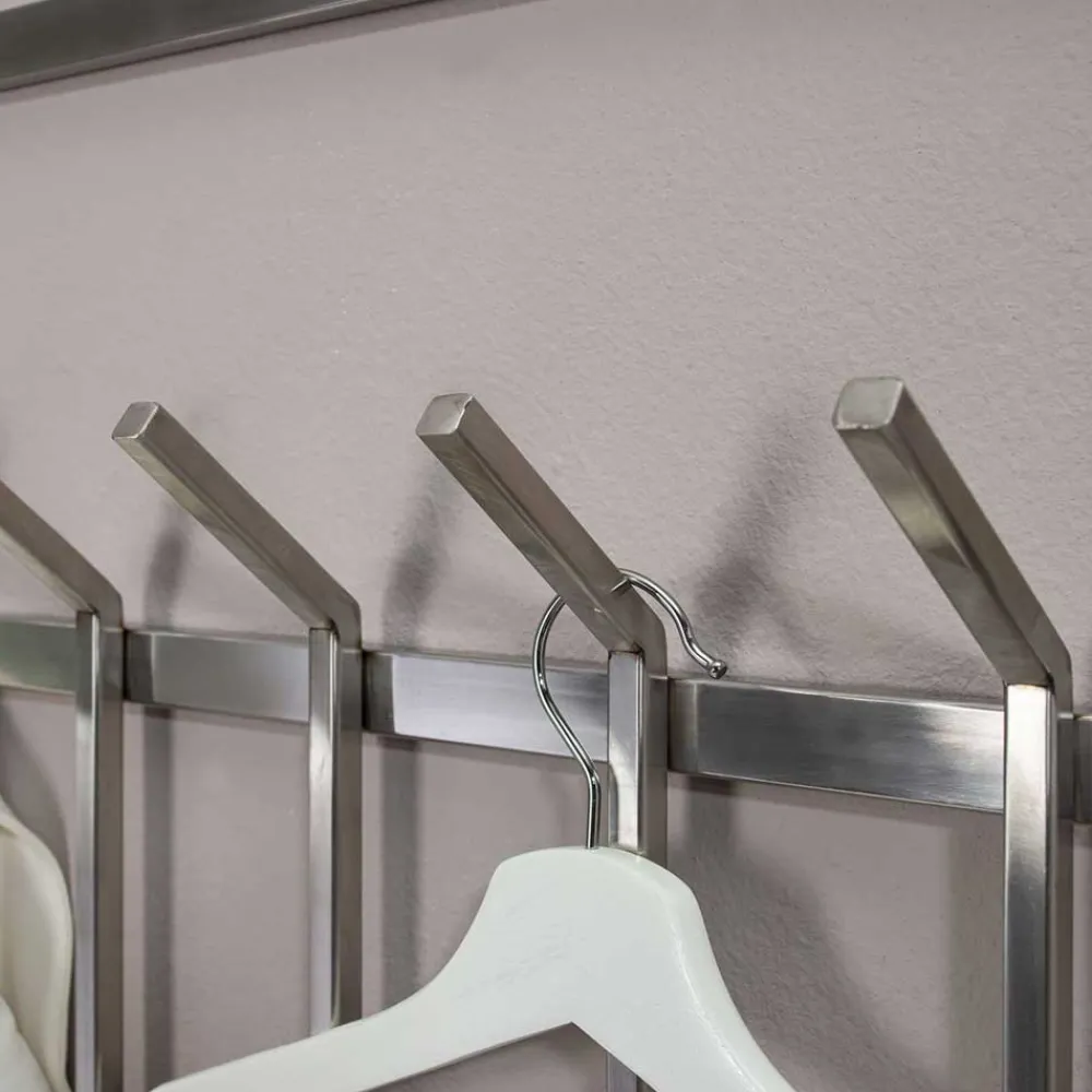 Wohnen Garderoben<60x100x8 Hängende Garderobe aus Metall - modern - Marano