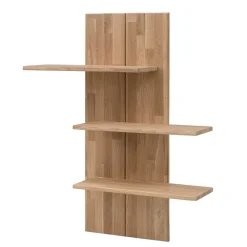 Wohnen Regale<80x100x25 Hängeregal aus Wildeiche Bianco - Vardriva