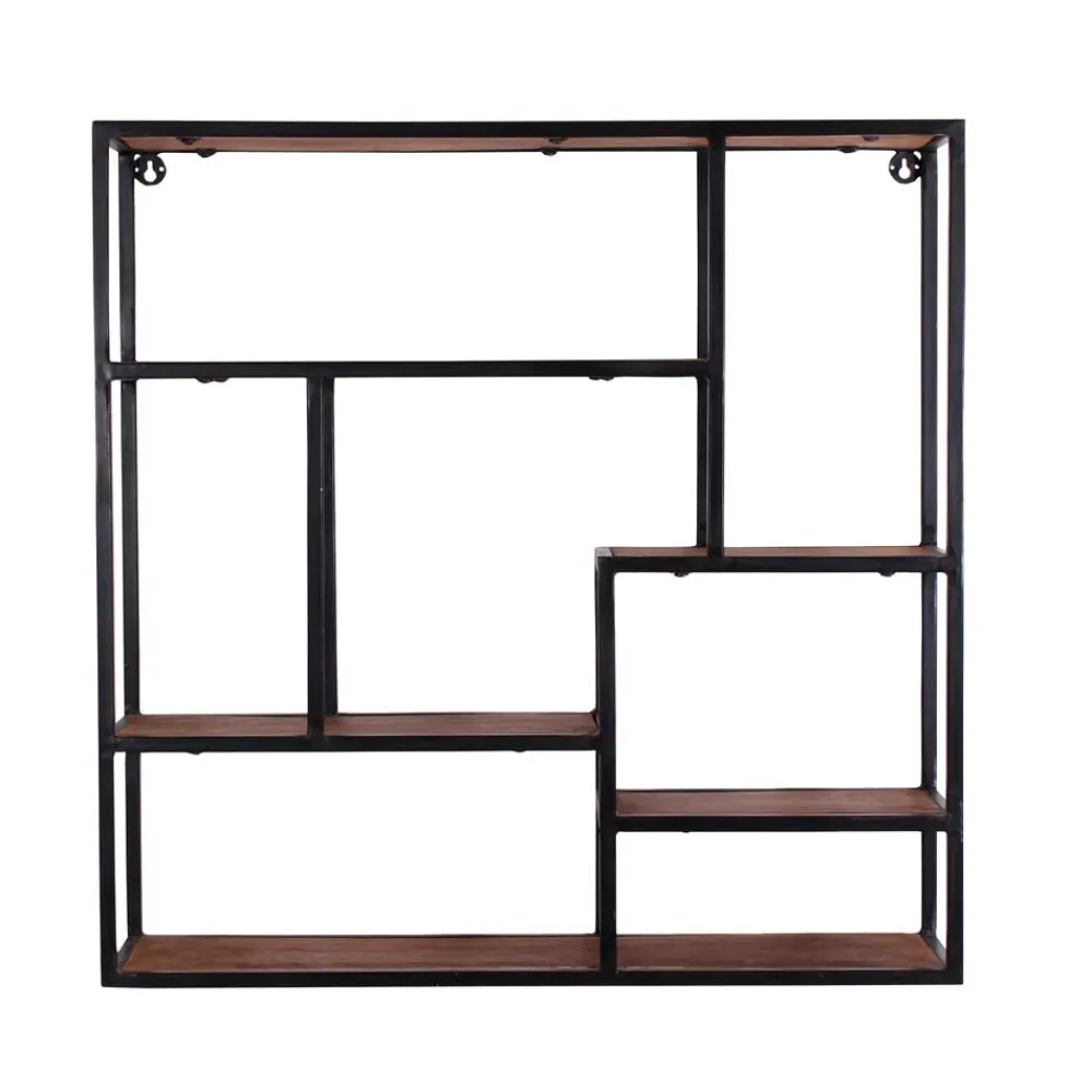 Wohnen Regale<80x80x20 Hängeregal im Industry Look - Mendoza
