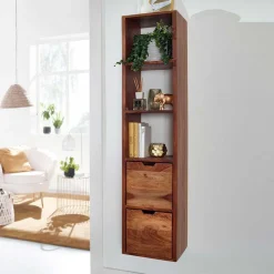 Wohnen Regale<35x150x30 Hängeregal mit drei Fächern - Elmin
