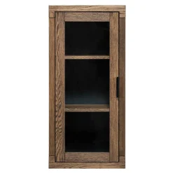 Wohnen Vitrinen<50x105x35 Hängevitrine aus Eiche in Wenge - Sieno