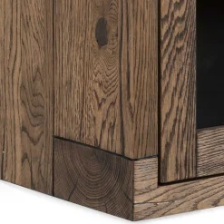 Wohnen Vitrinen<50x105x35 Hängevitrine aus Eiche in Wenge - Sieno