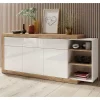 Wohnen Sideboards<200x86x40 Hochglanz Anrichte in Weiß - Milvara