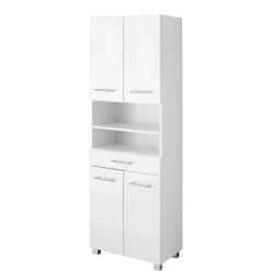 Wohnen Schränke<60x185x35 Hochglanz Hochschrank fürs Bad - Vohdan