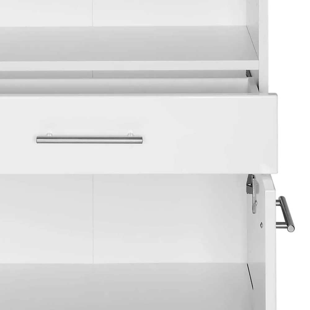 Wohnen Schränke<60x185x35 Hochglanz Hochschrank fürs Bad - Vohdan