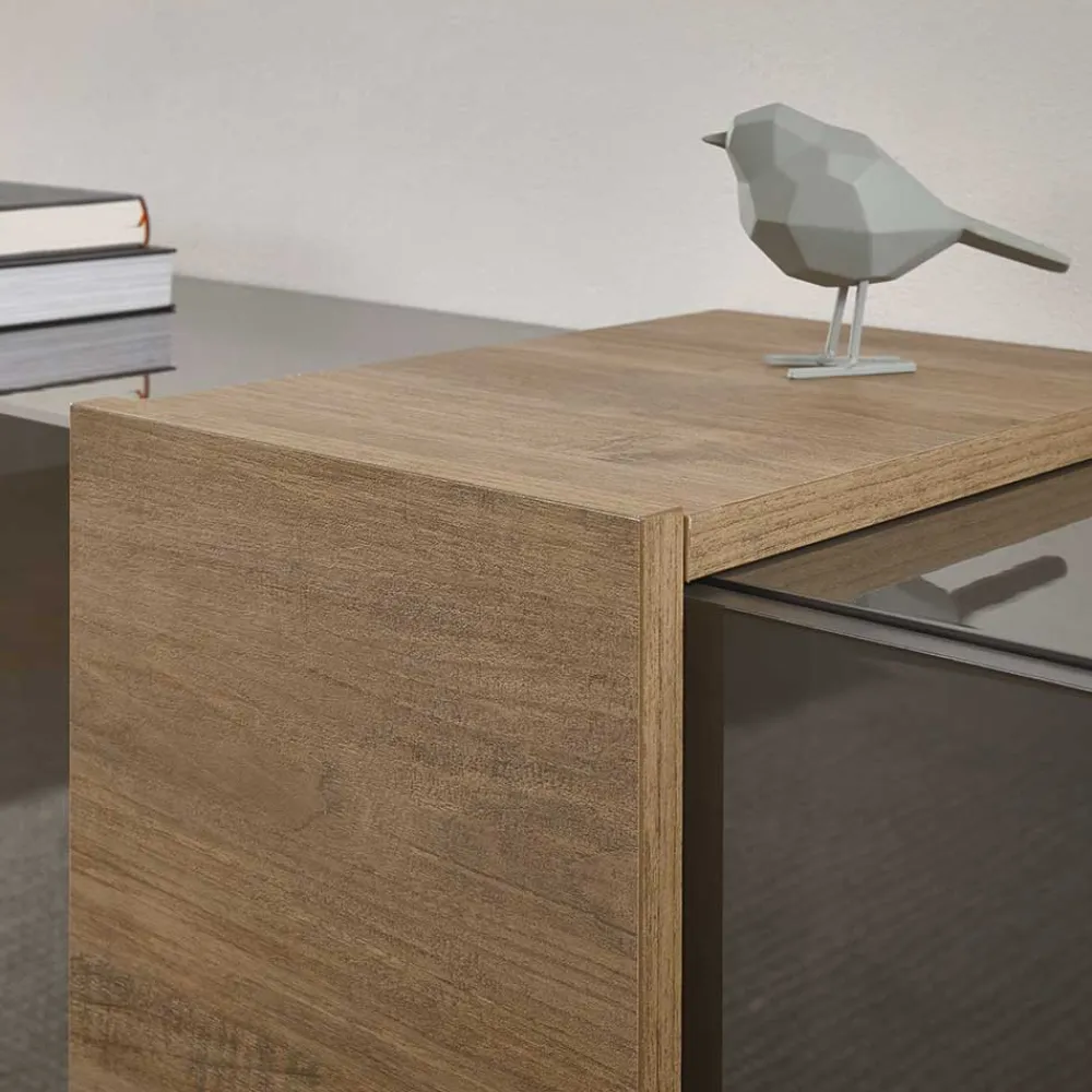 Wohnen Sideboards<181x94x44 Hochglanz Kombi-Kommode in Grau - Eracosta
