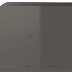Wohnen Sideboards<181x94x44 Hochglanz Kombi-Kommode in Grau - Eracosta