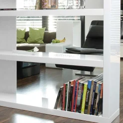 Wohnen Regale<200x200x35 Hochglanz Regal Raumteiler - Sakura