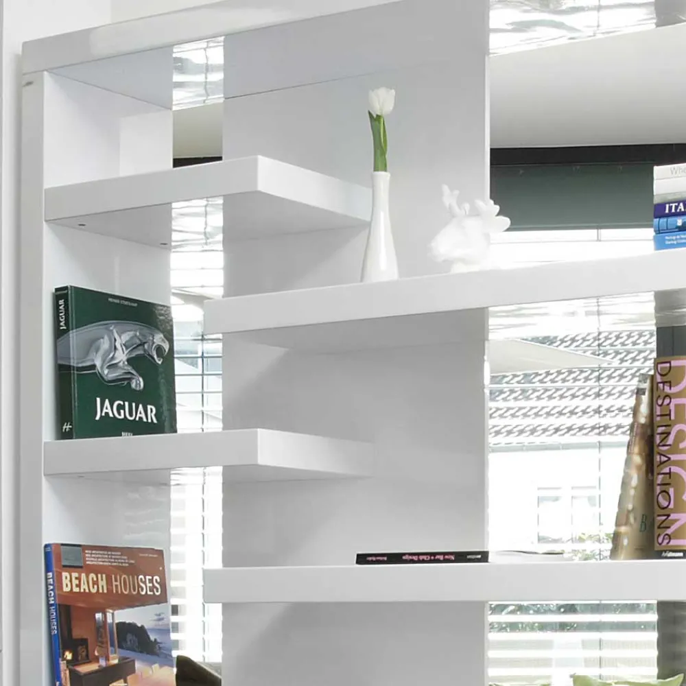 Wohnen Regale<200x200x35 Hochglanz Regal Raumteiler - Sakura