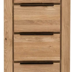 Wohnen Kommoden<60x141x40 Hochkommode aus Eiche teilmassiv - Nelenia