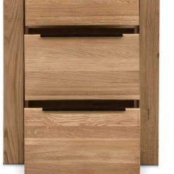Wohnen Kommoden<60x141x40 Hochkommode aus Eiche teilmassiv - Nelenia