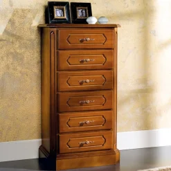 Wohnen Kommoden<60x105x36 Hochkommode im klassischen Stil - Gestrov