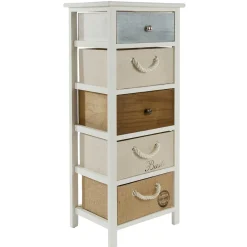 Wohnen Kommoden<38x91x28 Hochkommode mehrfarbig - Amare