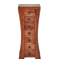Wohnen Kommoden<35x85x23 Hochkommode mit 7 Schubladen - Yanathon