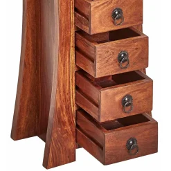 Wohnen Kommoden<35x85x23 Hochkommode mit 7 Schubladen - Yanathon