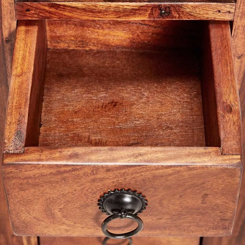 Wohnen Kommoden<35x85x23 Hochkommode mit 7 Schubladen - Yanathon