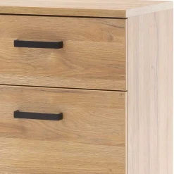 Wohnen Kommoden<50x116x44 Hochkommode mit Bügelgestell - Truvisas