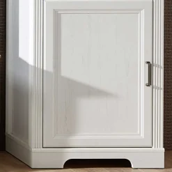 Wohnen Vitrinen<66x136x42 Hochkommode mit Flaschenfächern - Sinolita