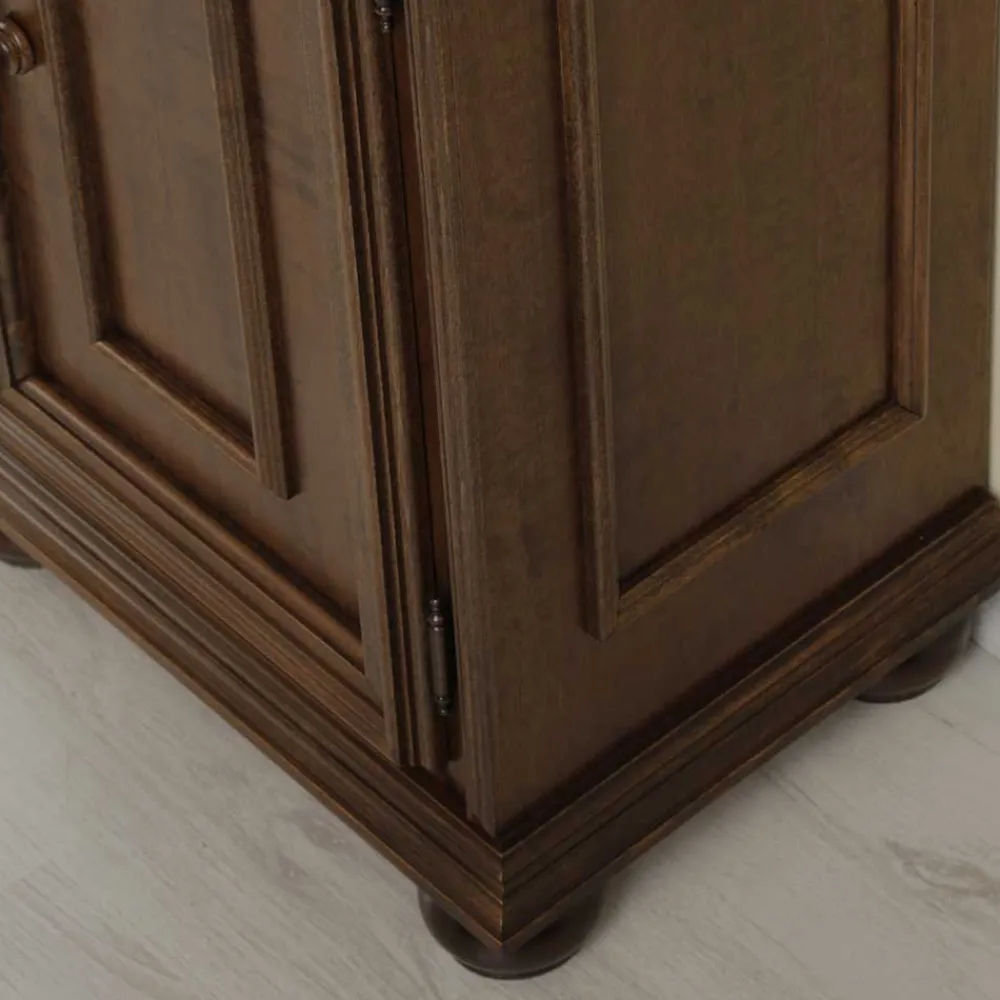 Wohnen Kommoden<46x79x33 Hochkommode mit Schublade und Tür - Manicos