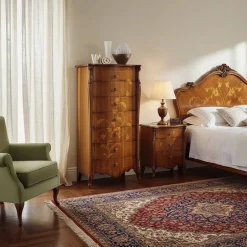 Wohnen Kommoden<60x120x43 Hochkommode mit sieben Schubladen - Carlenna