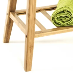 Wohnen Sitzbank<60x44x30 Hocker Bank aus Bambus - Iwarni