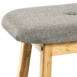 Wohnen Sitzbank<60x44x30 Hocker Bank aus Bambus - Iwarni