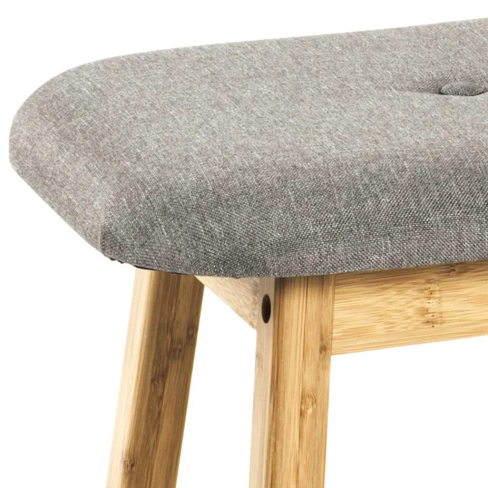 Wohnen Sitzbank<60x44x30 Hocker Bank aus Bambus - Iwarni