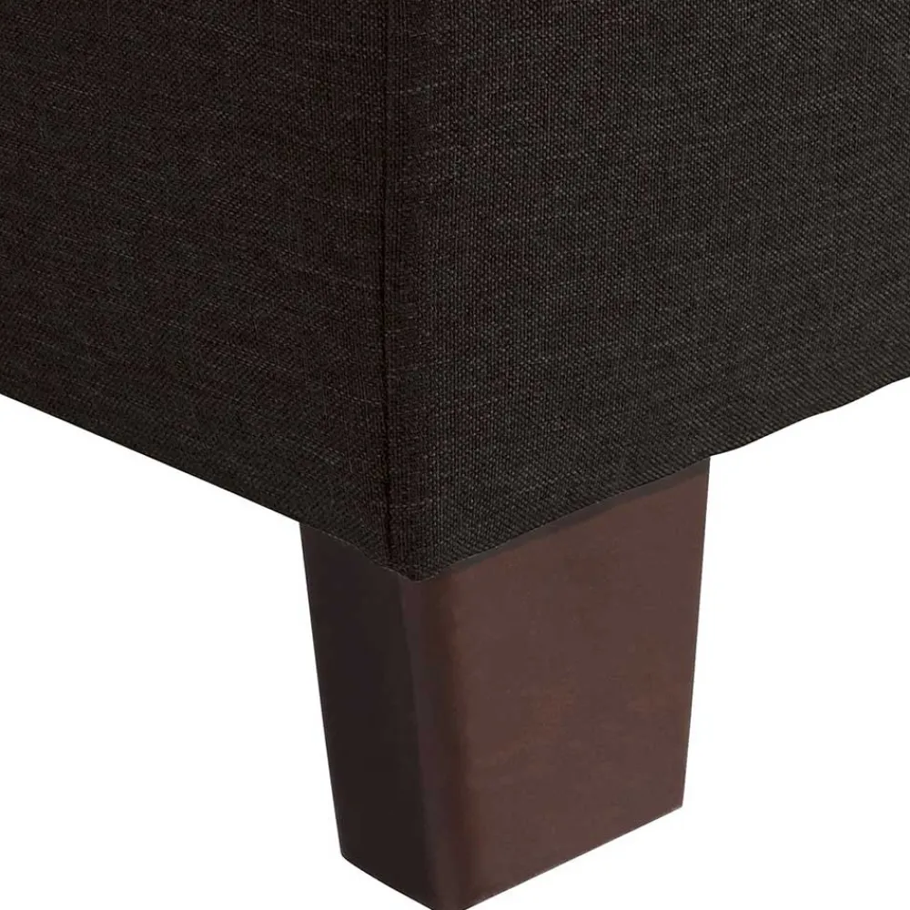 Wohnen Hocker<90x43x60 Hocker in Dunkelbraun - Acristodat