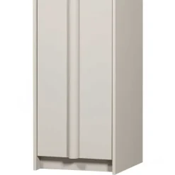 Wohnen Vitrinen<40x210x42 Hoher Schrank in Hellgrau - Glamoure