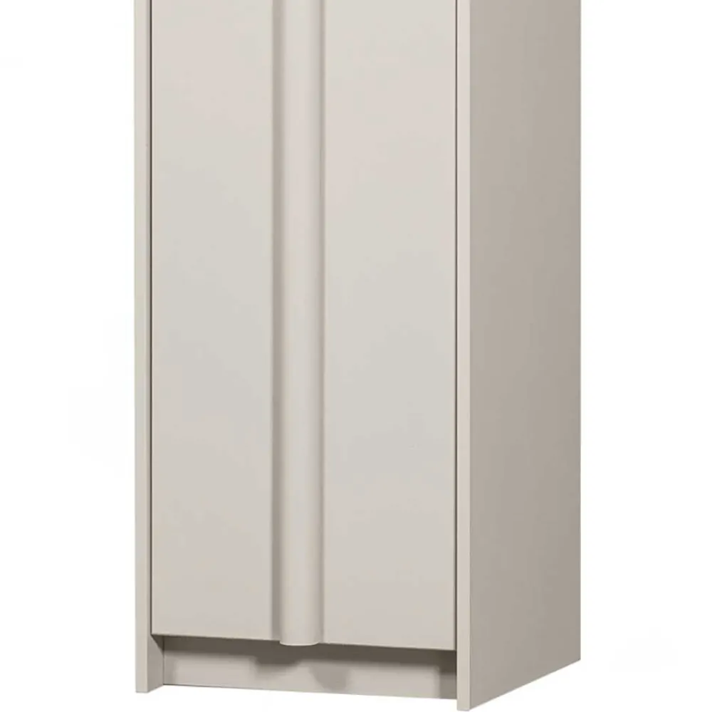 Wohnen Vitrinen<40x210x42 Hoher Schrank in Hellgrau - Glamoure