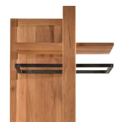 Wohnen Garderoben<58x200x37 Holz Garderobe aus Wildeiche - Mulcian