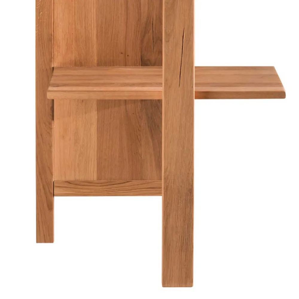 Wohnen Garderoben<58x200x37 Holz Garderobe aus Wildeiche - Mulcian