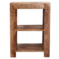 Wohnen Regale<44x60x44 Holz Regal mit zwei Fächern - Olmedo