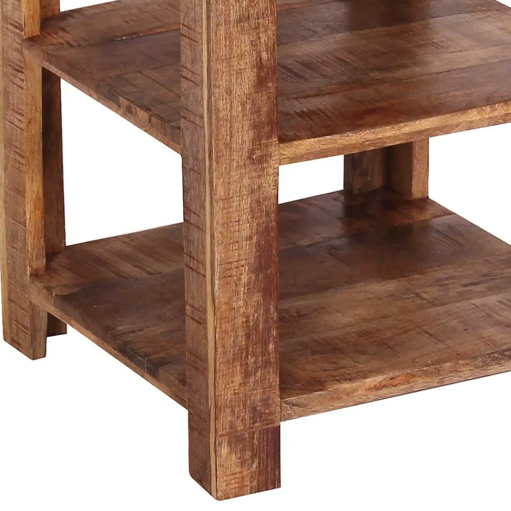 Wohnen Regale<44x60x44 Holz Regal mit zwei Fächern - Olmedo