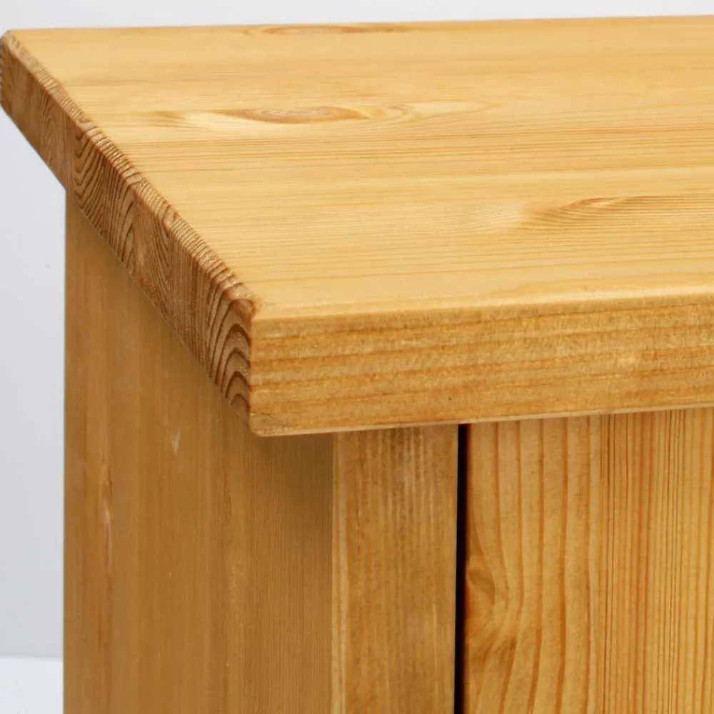 Wohnen Sideboards<194x89x37 Holz Sideboard aus Kiefer Natur - Vanpos