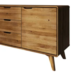 Wohnen Tv & Hifi-Möbel|Lowboards<134x63x40 Holz Sideboard aus Wildeiche - Eavy
