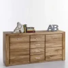 Wohnen Sideboards<158x80x40 Holz Sideboard aus Wildeiche - Maila