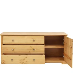 Wohnen Sideboards<152x68x38 Holzkommode mit 3 breiten Schubladen - Imressa
