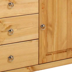 Wohnen Sideboards<152x68x38 Holzkommode mit 3 breiten Schubladen - Imressa