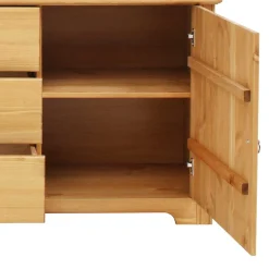 Wohnen Sideboards<152x68x38 Holzkommode mit 3 breiten Schubladen - Imressa