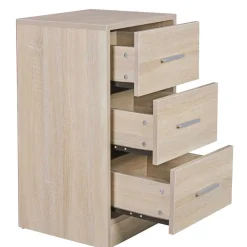 Wohnen Kommoden<37x68x35 Holzoptik Nachtkommode in Sonoma-Eiche - Angrada