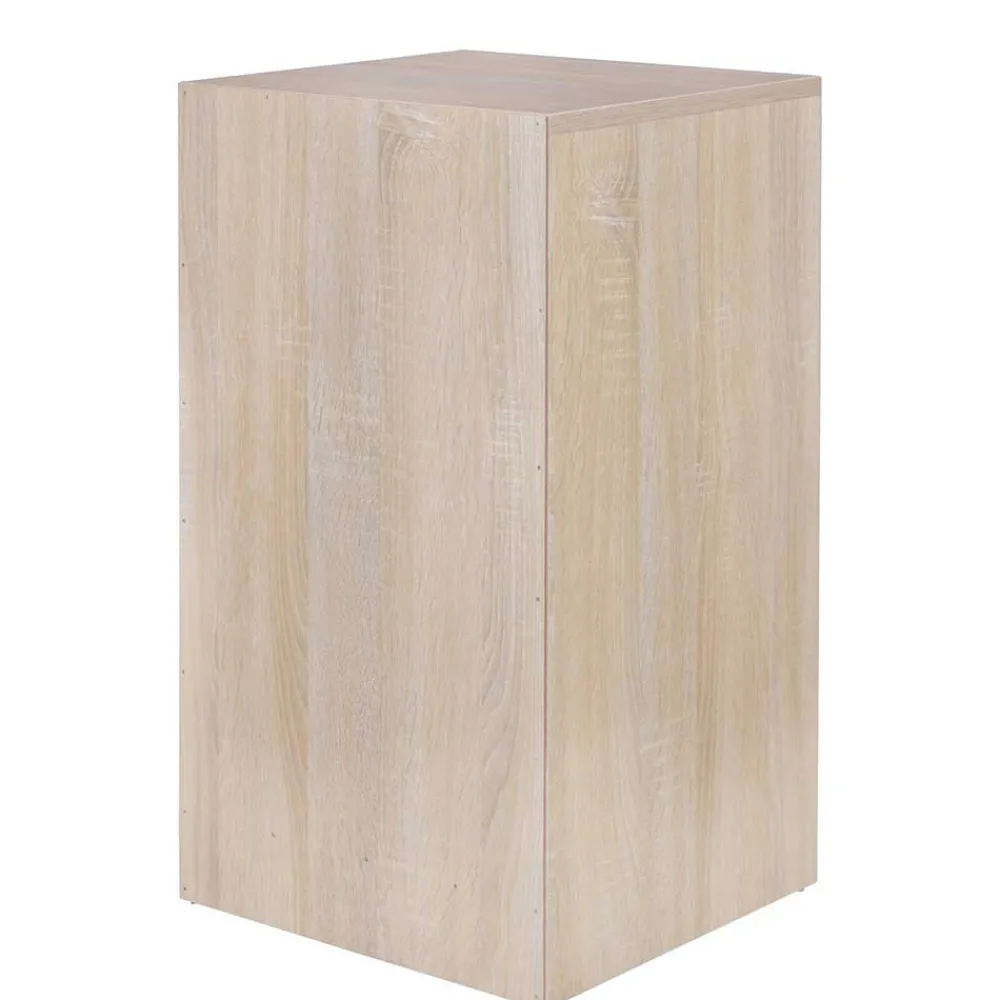 Wohnen Kommoden<37x68x35 Holzoptik Nachtkommode in Sonoma-Eiche - Angrada