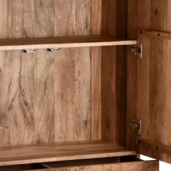 Wohnen Vitrinen<100x160x40 Industrial Schrank mit zwei Türen - Schanow