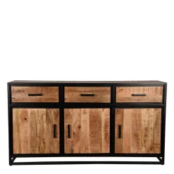 Wohnen Sideboards<170x90x45 Industrial Sideboard mit Bügelgestell aus Metall - Piatrasun
