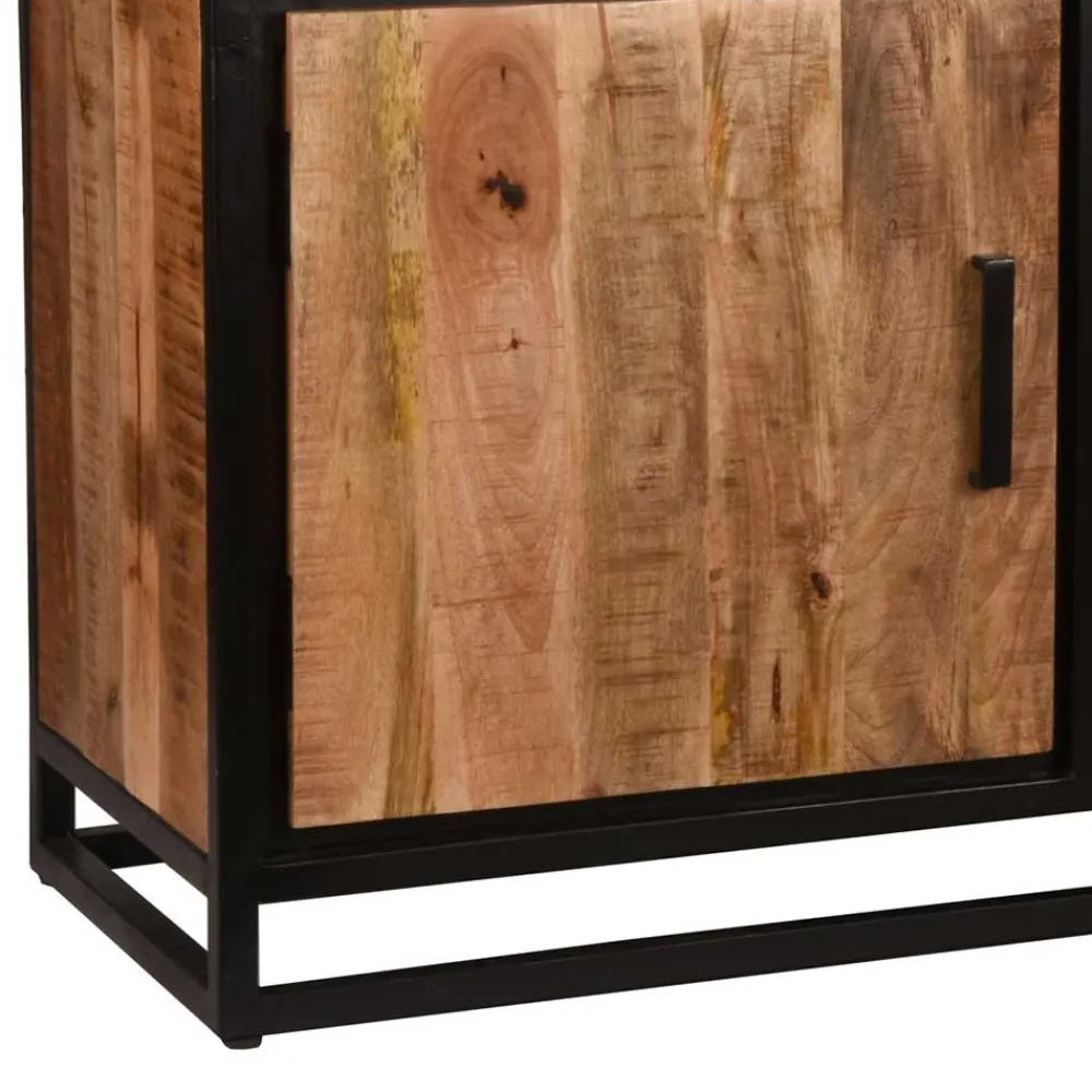 Wohnen Sideboards<170x90x45 Industrial Sideboard mit Bügelgestell aus Metall - Piatrasun