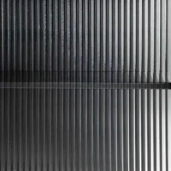 Wohnen Vitrinen<70x143x41 Industrial Vitrine aus Stahl in Schwarz - Toma