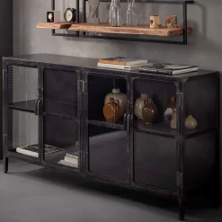 Wohnen Sideboards<180x92x40 Industry Sideboard aus Metallguss - Vatros