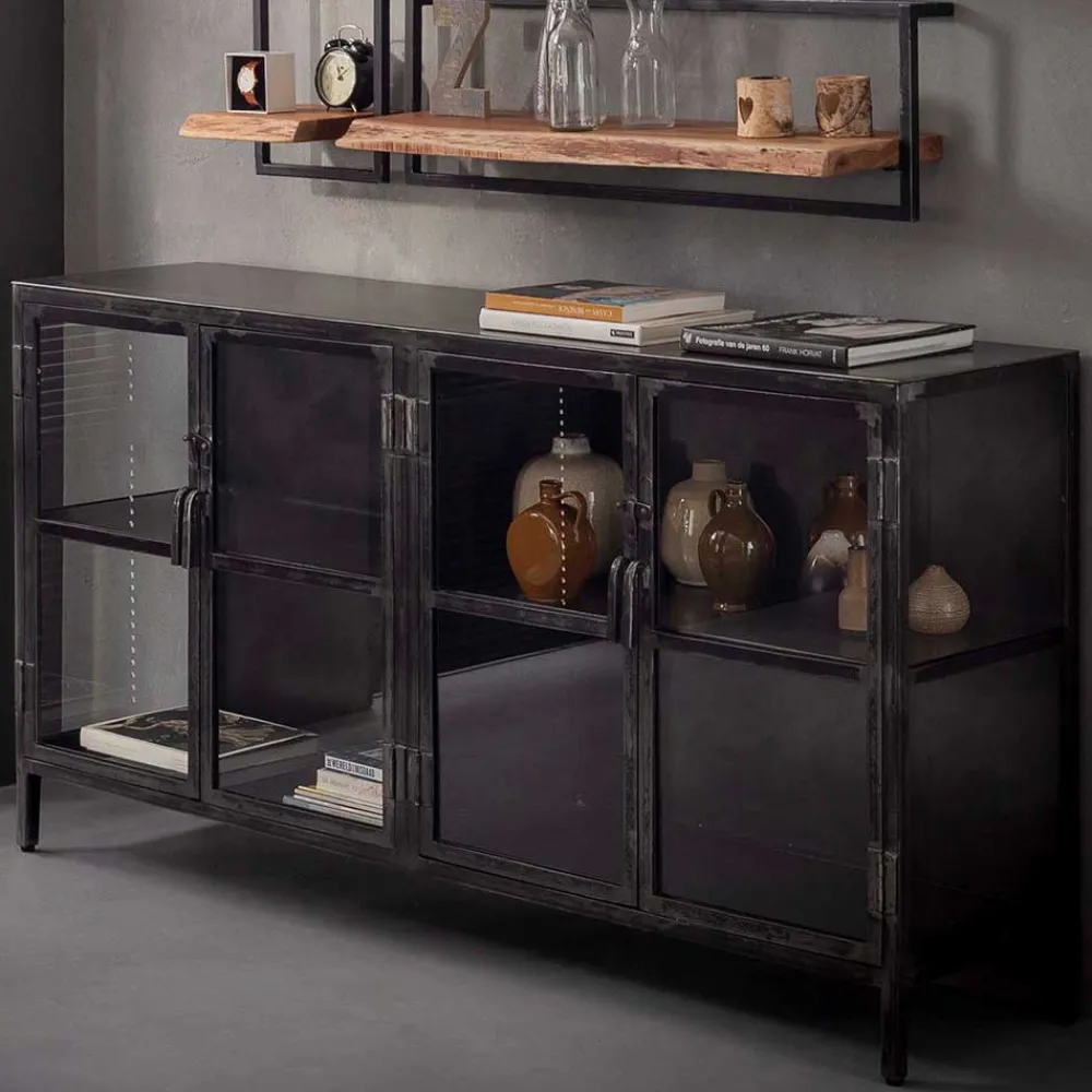 Wohnen Sideboards<180x92x40 Industry Sideboard aus Metallguss - Vatros