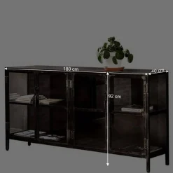 Wohnen Sideboards<180x92x40 Industry Sideboard aus Metallguss - Vatros